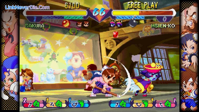 Hình ảnh trong game Capcom Fighting Collection (screenshot) Hình ảnh trong game Capcom Fighting Collection (screenshot)