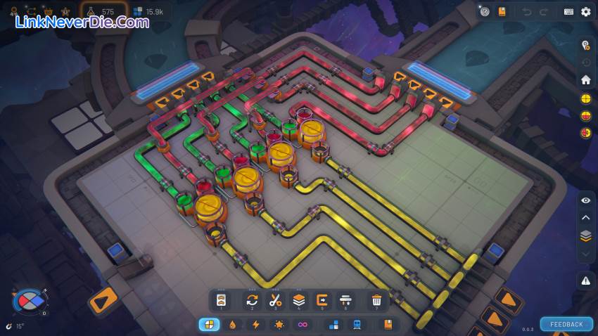 Hình ảnh trong game shapez 2 (screenshot) Hình ảnh trong game shapez 2 (screenshot)