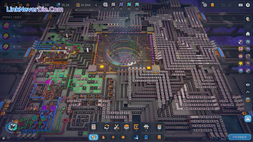 Hình ảnh trong game shapez 2 (screenshot) Hình ảnh trong game shapez 2 (screenshot)