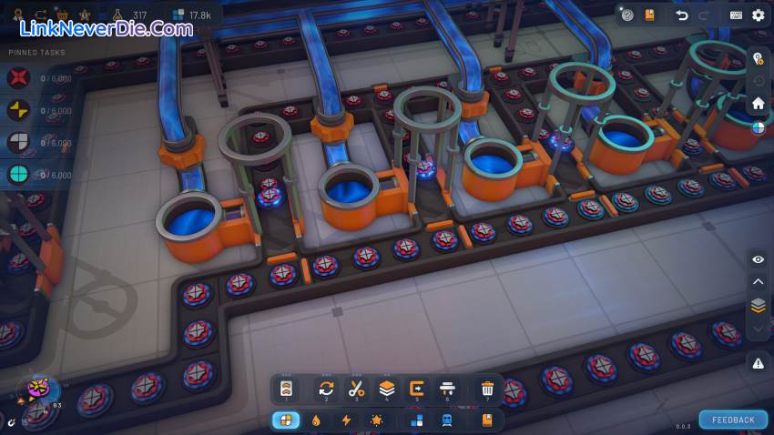Hình ảnh trong game shapez 2 (screenshot) Hình ảnh trong game shapez 2 (screenshot)