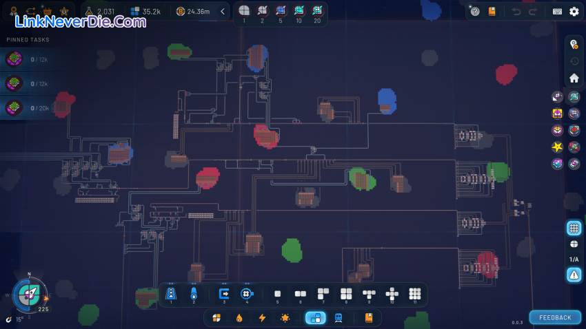 Hình ảnh trong game shapez 2 (screenshot) Hình ảnh trong game shapez 2 (screenshot)