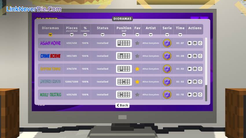 Hình ảnh trong game Diorama Builder (screenshot) Hình ảnh trong game Diorama Builder (screenshot)