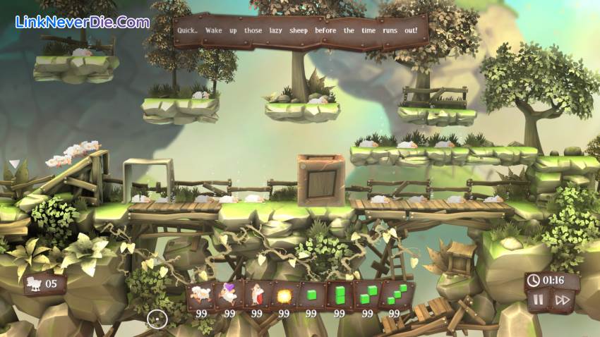 Hình ảnh trong game Flockers (screenshot) Hình ảnh trong game Flockers (screenshot)
