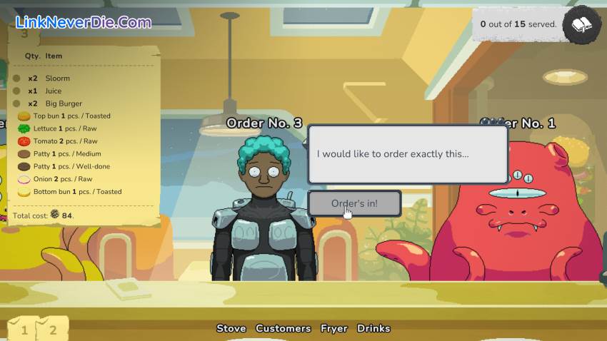 Hình ảnh trong game Galaxy Burger (screenshot) Hình ảnh trong game Galaxy Burger (screenshot)