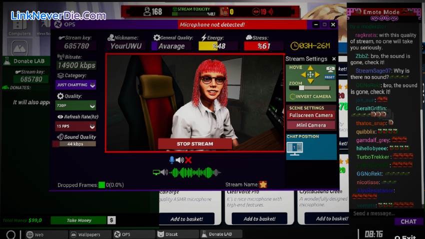Hình ảnh trong game Streamer Life Simulator 2 (screenshot) Hình ảnh trong game Streamer Life Simulator 2 (screenshot)