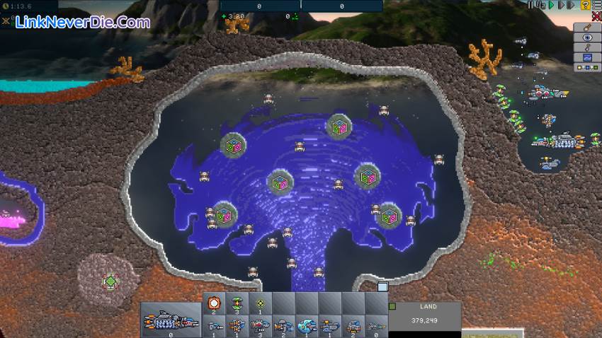 Hình ảnh trong game Creeper World IXE (screenshot) Hình ảnh trong game Creeper World IXE (screenshot)