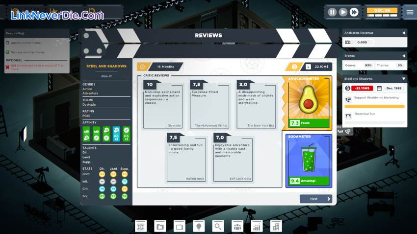 Hình ảnh trong game The Executive - Movie Industry Tycoon (screenshot) Hình ảnh trong game The Executive - Movie Industry Tycoon (screenshot)