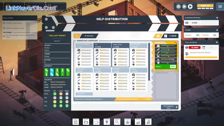Hình ảnh trong game The Executive - Movie Industry Tycoon (screenshot) Hình ảnh trong game The Executive - Movie Industry Tycoon (screenshot)