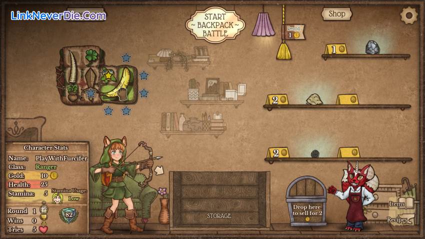 Hình ảnh trong game Backpack Battles (screenshot) Hình ảnh trong game Backpack Battles (screenshot)