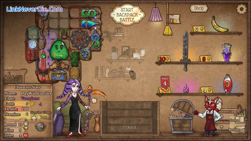 Hình ảnh trong game Backpack Battles (screenshot) Hình ảnh trong game Backpack Battles (screenshot)