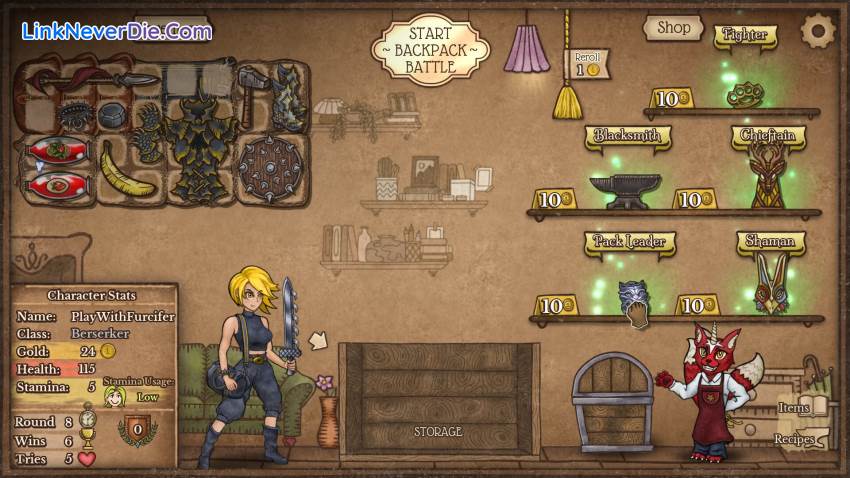 Hình ảnh trong game Backpack Battles (screenshot) Hình ảnh trong game Backpack Battles (screenshot)