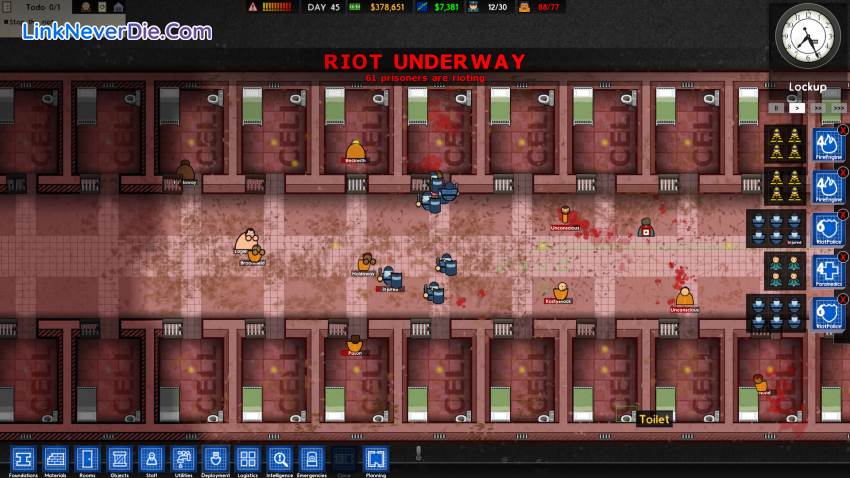 Hình ảnh trong game Prison Architect (screenshot) Hình ảnh trong game Prison Architect (screenshot)