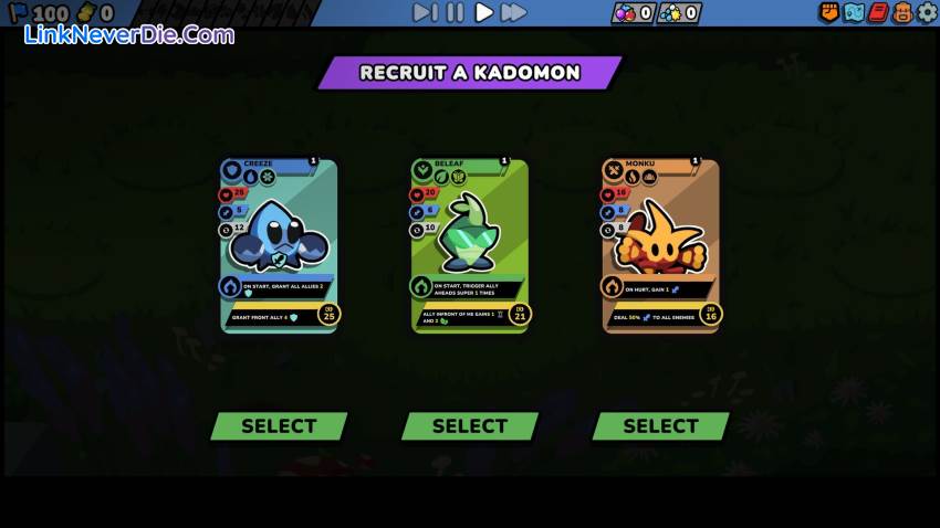 Hình ảnh trong game Kādomon: Hyper Auto Battlers (screenshot) Hình ảnh trong game Kādomon: Hyper Auto Battlers (screenshot)