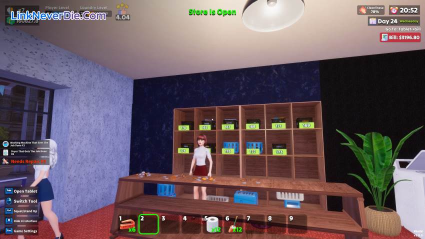 Hình ảnh trong game Laundry & Supermarket Simulator (screenshot) Hình ảnh trong game Laundry & Supermarket Simulator (screenshot)