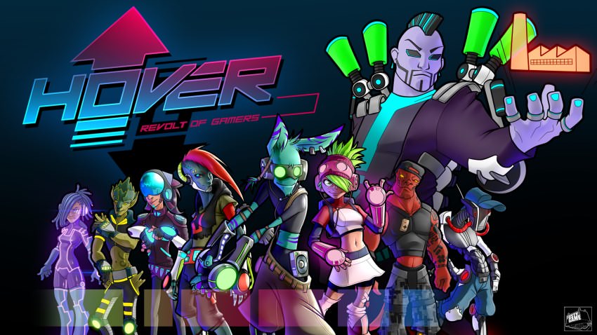 Hover: Revolt Of Gamers cover Hover: Revolt Of Gamers cover