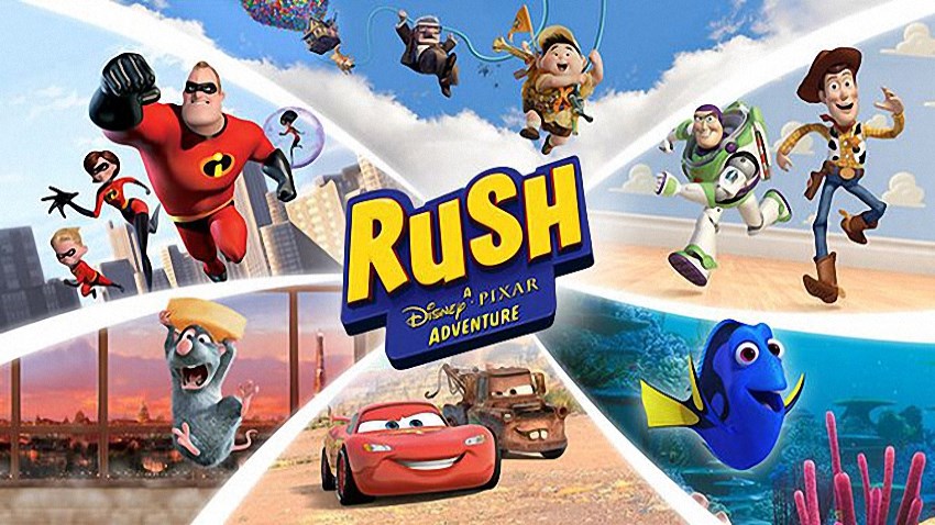 RUSH: A Disney PIXAR Adventure cover RUSH: A Disney PIXAR Adventure cover