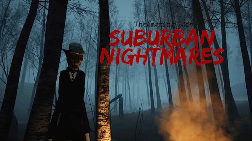 The Amazing T.K's Suburban Nightmares cover The Amazing T.K's Suburban Nightmares cover