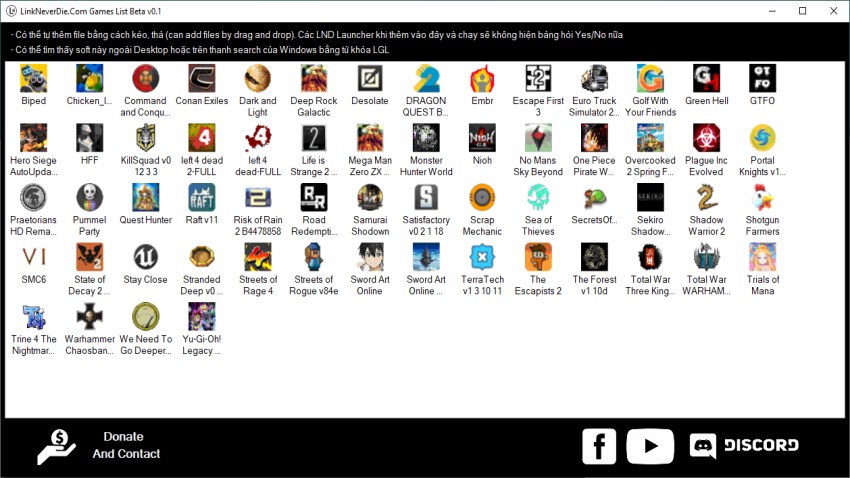 LND Game List (LGL) LND Game List (LGL)