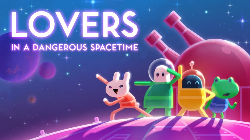 Lovers in a Dangerous Spacetime cover Lovers in a Dangerous Spacetime cover