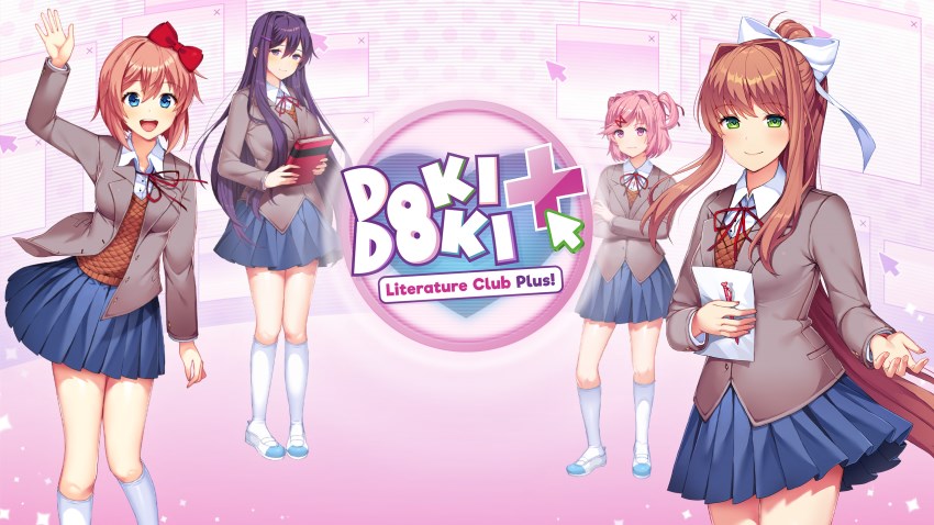 Doki Doki Literature Club Plus! cover Doki Doki Literature Club Plus! cover