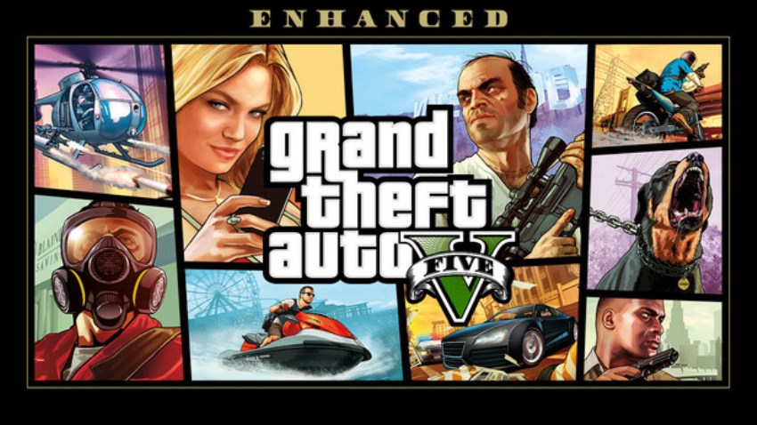 Grand Theft Auto V Enhanced cover Grand Theft Auto V Enhanced cover