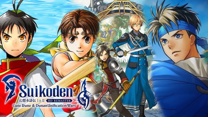 Suikoden I&II HD Remaster Gate Rune and Dunan Unification Wars cover Suikoden I&II HD Remaster Gate Rune and Dunan Unification Wars cover
